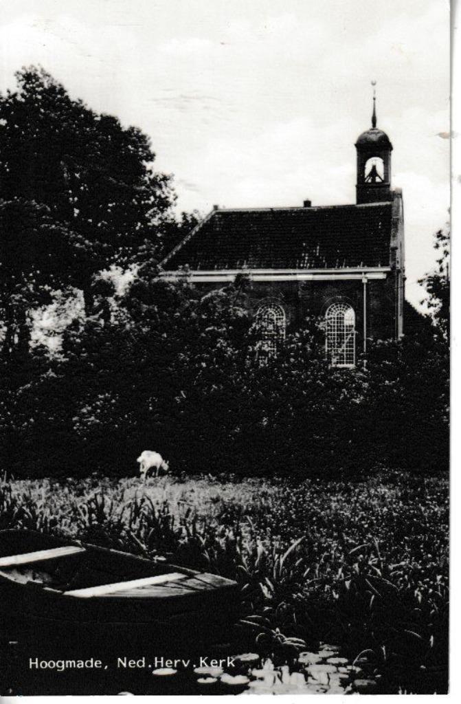 HOOGMADE - NED.HERV.  KERK, Verzamelen, Ansichtkaarten | Nederland, Ongelopen, Zuid-Holland, Ophalen of Verzenden