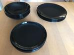 Te koop set mooie zwarte borden.(z.g.a.n.)., Ophalen of Verzenden, Zo goed als nieuw, Bord(en), Overige stijlen