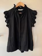 Copenhagen Muse zwarte linnen top / blouse – maat M, Maat 38/40 (M), Copenhagen Muse, Zwart, Ophalen of Verzenden