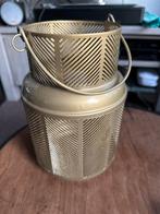 Metalen Lantaarn - 15x15x22 cm, Overige kleuren, Nieuw, Ophalen of Verzenden, Metaal