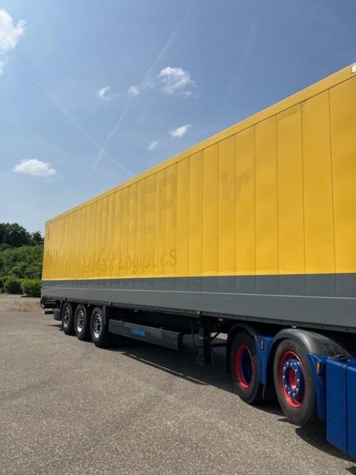 Krone gesloten oplegger, Auto's, Vrachtwagens, Bedrijf, Aanhangers en Opleggers, Overige kleuren, Ophalen