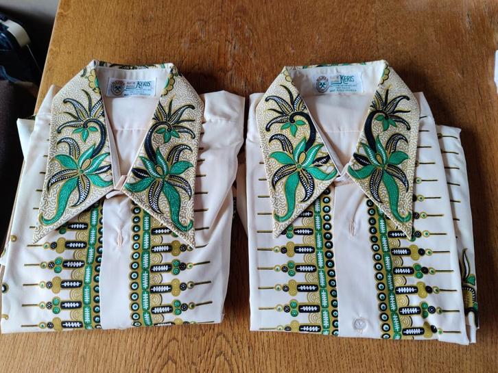Javaanse Batik Overhemden M/L en XL, Kleding | Heren, Overhemden, Ophalen of Verzenden