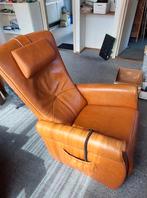 Prominent relax fauteuil, elektrisch, leren bekleding, Ophalen, Gebruikt, 50 tot 75 cm