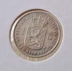 Nederland halve gulden 1904 zeldzaam Wilhelmina zilver, ½ gulden, Zilver, Ophalen of Verzenden, Koningin Wilhelmina