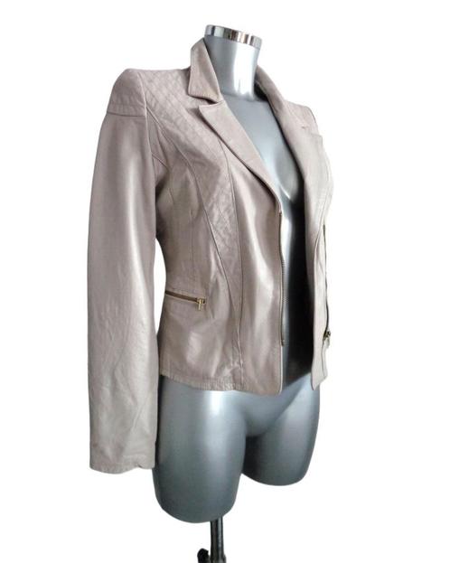 Cristina Gavioli leren jasje, made in italy, maat small, Kleding | Dames, Jasjes, Kostuums en Pakken, Nieuw, Jasje, Maat 36 (S)