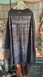 Rundholz, prachtige jurk met mooie opdruk  OS, zwart zilver, Zwart, Maat 46/48 (XL) of groter, Ophalen of Verzenden, Zo goed als nieuw