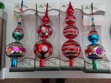 Brocante Vintage kerst glazen piek  beschikbaar voor biedingen