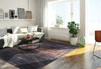 Vloerkleed Griff 8925 Mad Men Soho Copper | 170x240cm, Ophalen, 100 tot 150 cm, Vloerkleed, Zwart