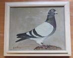 schilderij van een duif, Ophalen