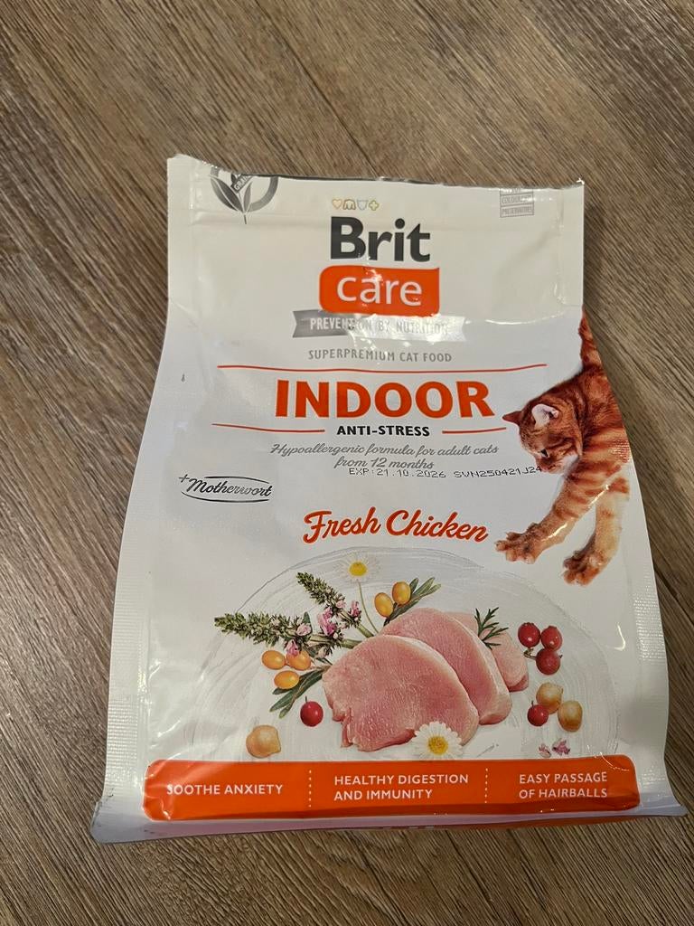 Brit care indoor anti-stress fresh chicken, Dieren en Toebehoren, Ophalen, Kat