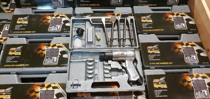 Pneumatische beitelhamerset, Doe-het-zelf en Verbouw, Gereedschap | Handgereedschap, Nieuw, Ophalen of Verzenden