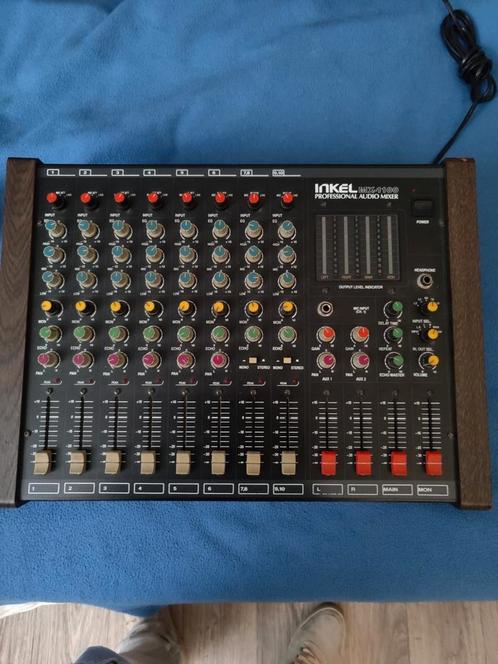 Inkel mx 1100 Proffessionall audio mixer Vintage 1982, Muziek en Instrumenten, Mengpanelen, Zo goed als nieuw, 5 tot 10 kanalen