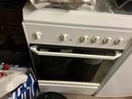 Gasfornuis met electrische oven  wit, Ophalen, Gebruikt, 4 kookzones, Gas