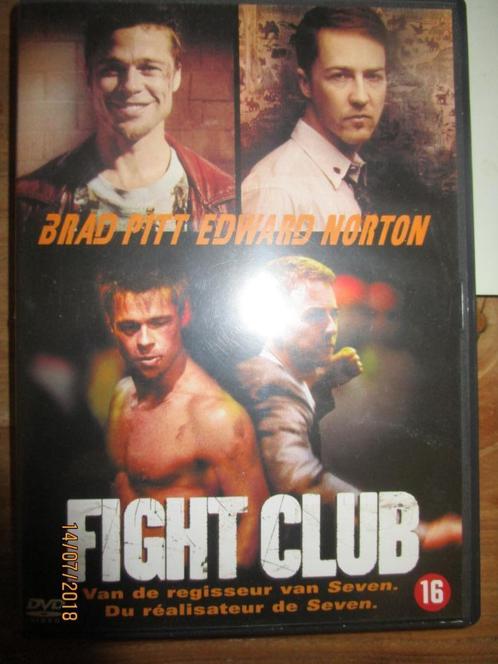 dvd Fight club, Cd's en Dvd's, Dvd's | Actie, Zo goed als nieuw, Actiethriller, Vanaf 16 jaar, Ophalen of Verzenden