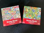 2 Wacky World puzzels 1000 stukjes - compleet, Ophalen of Verzenden, 500 t/m 1500 stukjes, Zo goed als nieuw, Legpuzzel