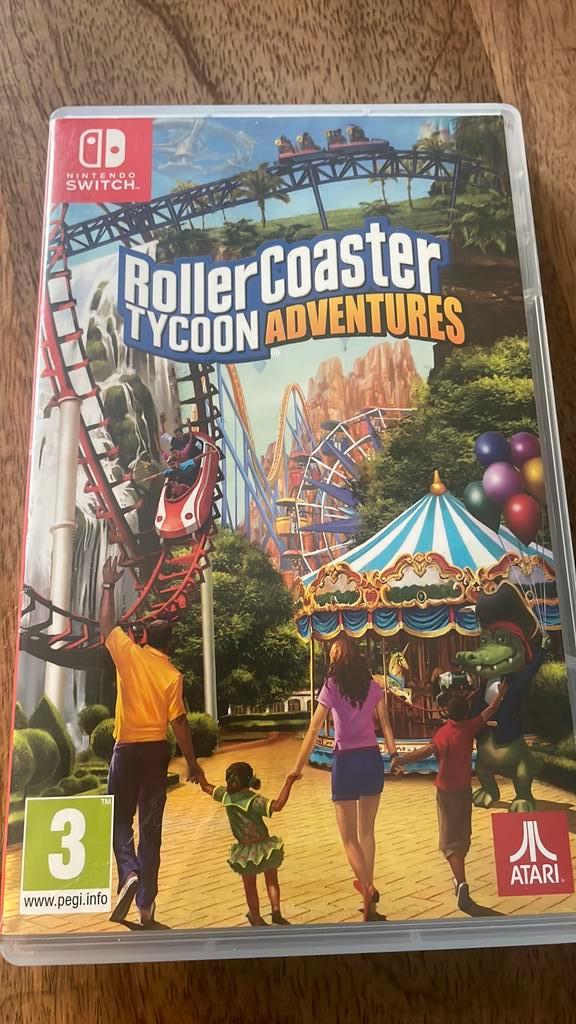 RollerCoaster Tycoon Adventures, Spelcomputers en Games, Games | Nintendo Switch, Gebruikt, Simulatie, 1 speler, Vanaf 3 jaar