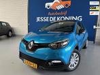 Renault Captur 0.9 TCe Authentiquebj.2013, kleur: blauw,APK, Voorwielaandrijving, Stof, Gebruikt, Blauw