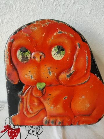 Mooi antiek blikje van 'Mopsie' van Verkade Zaandam uit 1920 beschikbaar voor biedingen