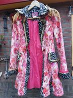 Carnavalsjas roze bloemen, Kleding | Dames, Carnaval, Ophalen of Verzenden, Zo goed als nieuw, Kleding