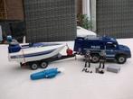 5187 Playmobil Politie auto met speedboot en onderwatermotor, Kinderen en Baby's, Speelgoed | Playmobil, Ophalen of Verzenden