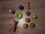 Pakket hondenspeelgoed ballen tennisballen knuffel nylabone, Dieren en Toebehoren, Ophalen of Verzenden, Gebruikt, Hondenballen
