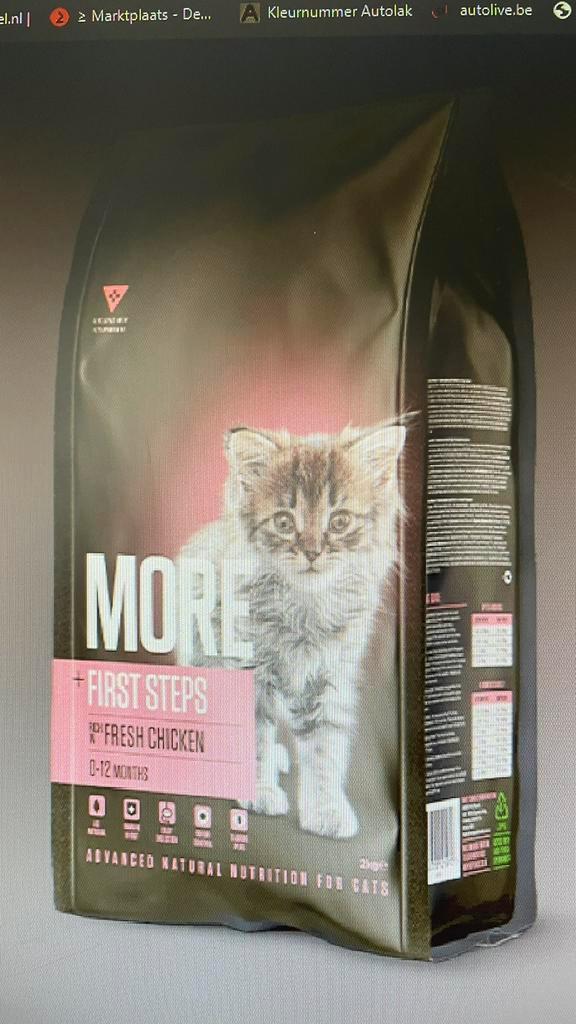 More Eerste Stappen Kip Kitten brokjes 2 kg, Dieren en Toebehoren, Dierenvoeding, Kat, Ophalen of Verzenden