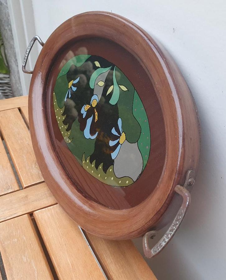 Dienblaadje dienblad art nouveau jugendstil, Antiek en Kunst, Antiek | Woonaccessoires, Verzenden