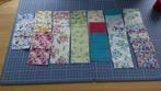 Verschillende nieuwe quiltstofjes 12,5x7,5 cm, Hobby en Vrije tijd, Stoffen en Lappen, Overige kleuren, 120 cm of meer, Nieuw