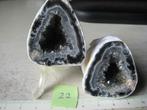 Veel Mooie Geode Paartjes van Agaat met Kristallen., Ophalen of Verzenden, Mineraal