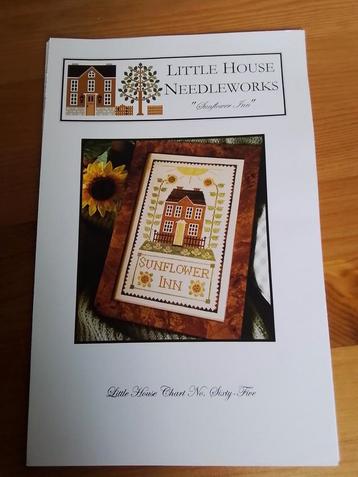 Borduurpatroon little House, sunflower inn beschikbaar voor biedingen