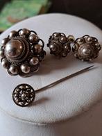 Zilveren Zeeuwse knop set, Sieraden, Tassen en Uiterlijk, Antieke sieraden, Verzenden, Zilver