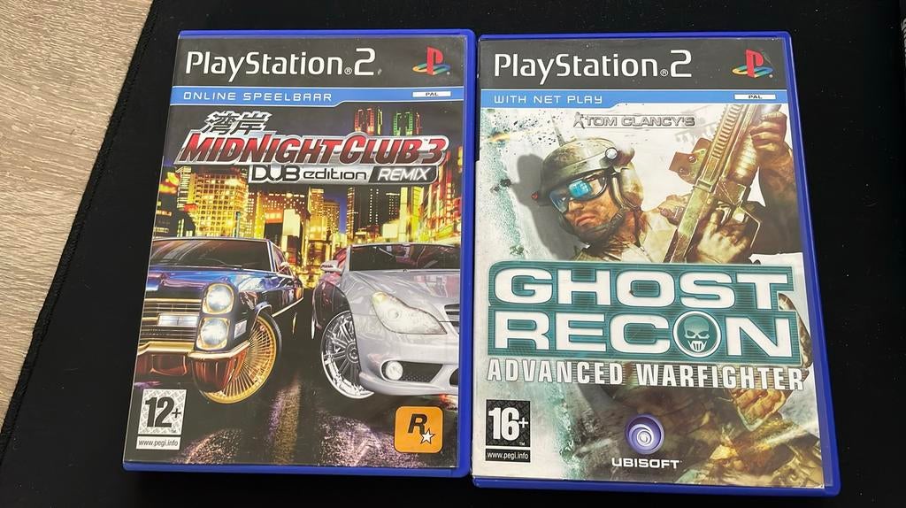 Ps2 games, 1 speler, Ophalen, Zo goed als nieuw, Vanaf 16 jaar