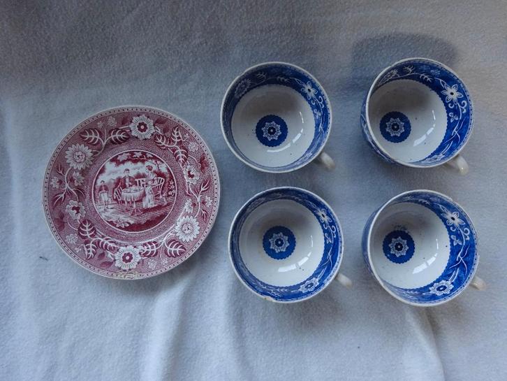 Societe Ceramique Maestricht tea drinker, Antiek en Kunst, Antiek | Servies los, Ophalen of Verzenden