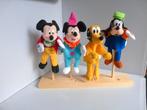 Disney # 4 handpopjes - Mickey - Goofy - Pluto - Minnie, Ophalen of Verzenden, Mickey Mouse, Zo goed als nieuw, Beeldje of Figuurtje