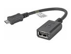 Sony EC-310 MicroUSB On-The-Go kabel - zwart, Ophalen of Verzenden, Nieuw, Snoer of kabel, Sony Ericsson