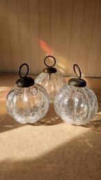 Antieke glazen heksenballen,  heksenbollen, Ophalen of Verzenden