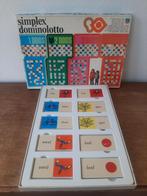 Vintage Simplex Domino Lotto in originele kartonnen doos, Kinderen en Baby's, Speelgoed | Educatief en Creatief, Ophalen of Verzenden