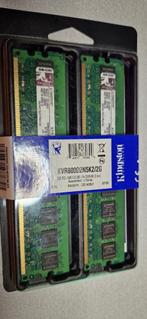 Kingston ValueRam 2GB (2x 1GB) DDR2-800 KVR800D2N5K2/2G, Computers en Software, RAM geheugen, Verzenden, Nieuw, DDR2, Desktop