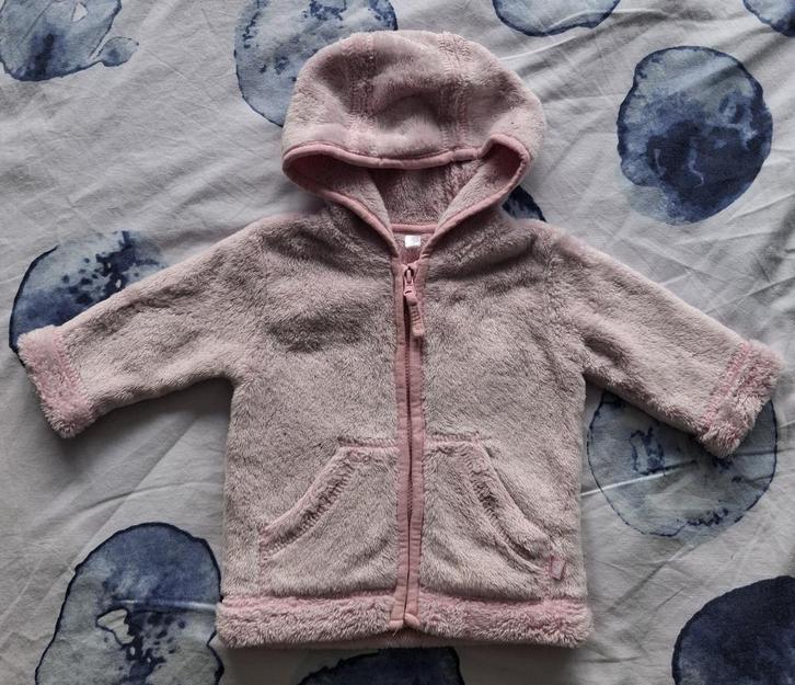 Roze jas/vest maat 56 baby meisje, Kinderen en Baby's, Babykleding | Maat 56, Gebruikt, Meisje, Jasje, Verzenden