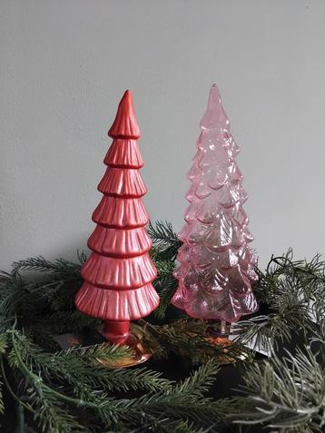Twinkle Glazen Kerstboom Roze - Daan Kromhout beschikbaar voor biedingen