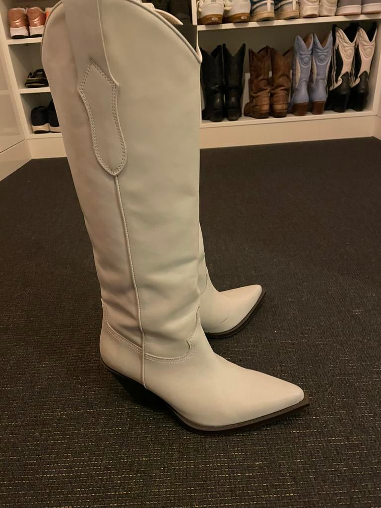 Toral 37, Kleding | Dames, Schoenen, Hoge laarzen, Wit, Ophalen of Verzenden, Zo goed als nieuw