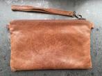 Clutch, avondtasje, cognac, bruin., Ophalen of Verzenden, Zo goed als nieuw, Bruin, Avondtasje