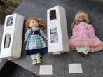 2 Nieuwe Porseleinen Poppen In Doos Met Certificaat, Ophalen of Verzenden, Nieuw, Overige typen