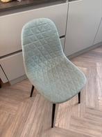 3x Eetkamerstoel Lichtblauw Stof, Huis en Inrichting, Stoelen, Gebruikt, Overige kleuren, Drie, Ophalen of Verzenden