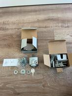 2 Axa veiligheidssloten met sleutel 3012 SKG mat zilver, Doe-het-zelf en Verbouw, Hang- en Sluitwerk, Ophalen of Verzenden, Nieuw