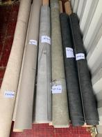 Vinyl Restanten - 400cm Breed, Gebruikt, Beige, Katoenst 18/5, Ophalen of Verzenden