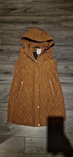 Micha cognackleurig bodywarmer met capuchon - Maat M, Kleding | Dames, Bruin, Nieuw, Ophalen of Verzenden, Maat 36 (S)