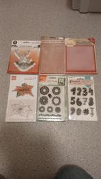 KERST EMBOSSING 6 NIEUWE SETJES SAMEN 3 EURO, Hobby en Vrije tijd, Kaarten | Zelf maken, Ophalen of Verzenden, Nieuw, Kerst, Overige typen