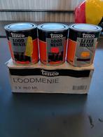 Ijzer menie verf, Ophalen of Verzenden, Zo goed als nieuw, Wit