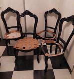 STOFFEER KLUS PROJECT 4 BROCANTE STOELEN, Antiek en Kunst, Antiek | Meubels | Stoelen en Banken, Ophalen